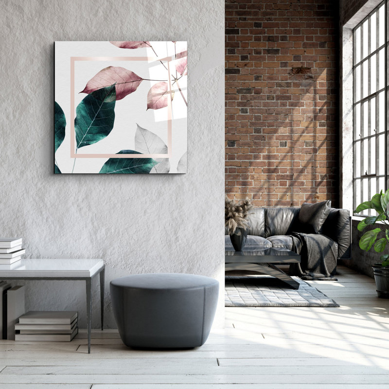 Élégante peinture décorative en verre trempé, 40 x 40 po | 100% verre trempé, épaisseur: 0,16 pouce | Impression UV pour des couleurs éclatantes et une durabilité | Parfait pour la décoration intérieure et les amateurs d'art