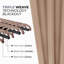 Rideaux obscurcissant et passe-tringle Levatt Classic-766093406-766093402