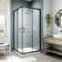 Enclo 36" W X 36" D X 71" H Framed Square Shower Enclosure With 1/4"Clear Tempered Glass