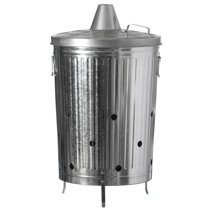 Lizandra Galvanized Incinerator Can