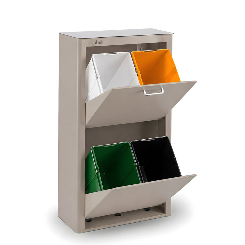 Ensemble de poubelles à levage manuel 20 gallons
