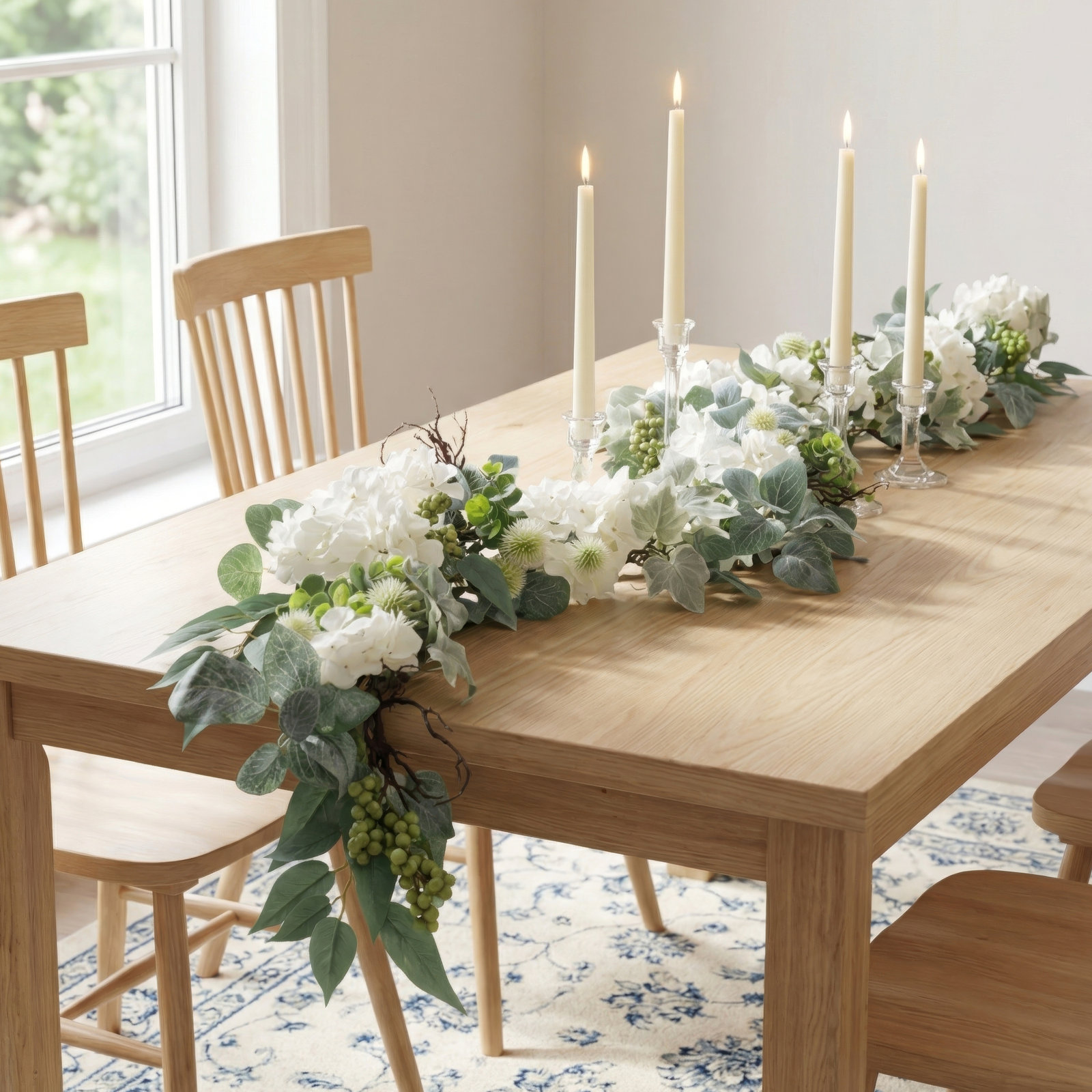 72" Artificial Hydrangea Garland