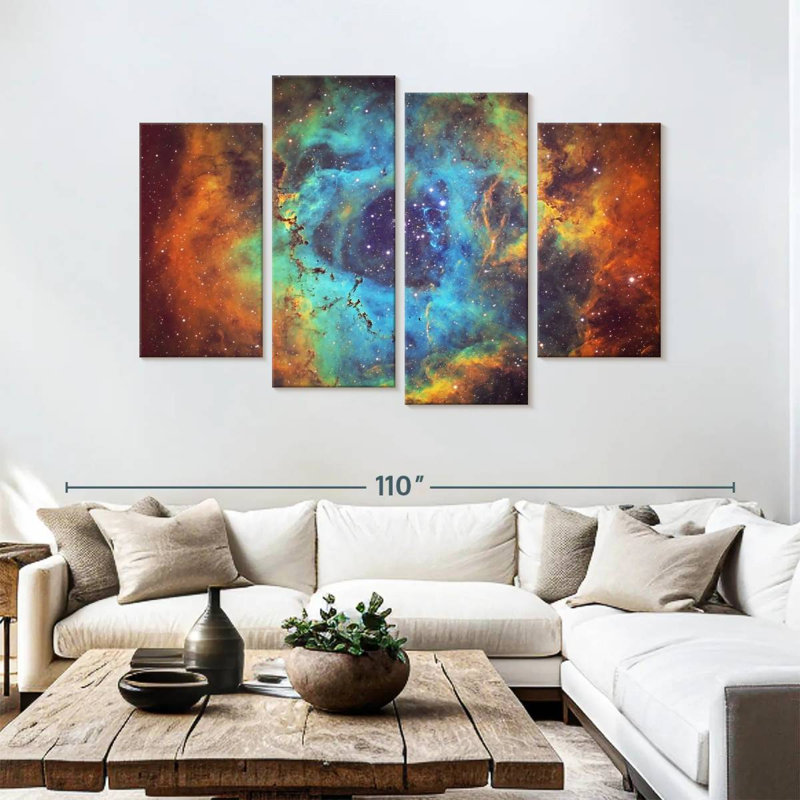 Oberle Celestial Nebula, 54" H x 84" W