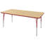 Table rectangulaire d'activités effaçables à sec avec pieds réglables-791962598-791962606-765072855
