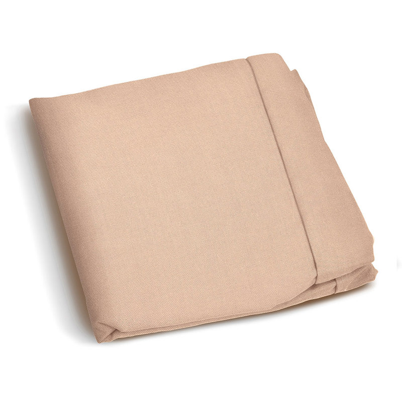 Outdoor T-Cushion Recliner Slipcover, Khaki Polyester Blend
