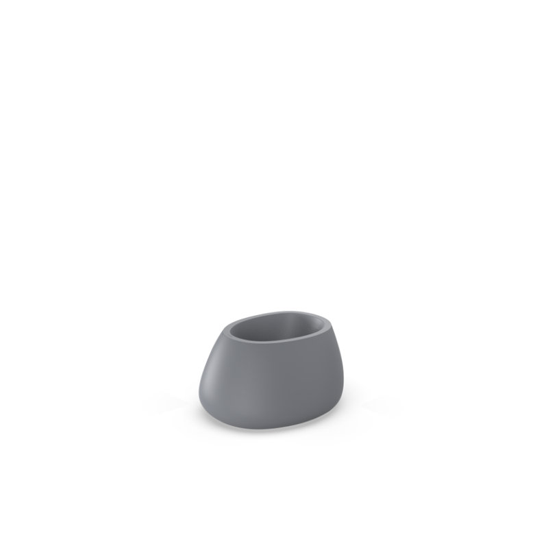 Stone Planter, Gray, 15.75" H x 31.5" W x 25.5" D