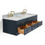 Ensemble de meuble-lavabo double 61 po ceintureania Alemanno-310051714-310051715