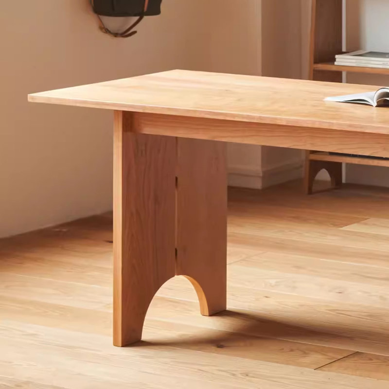 Simple office study desk, 29.53" H x 70.87" W x 29.53" D