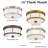 Wilcher Glass Flush Mount-29185390-29185395