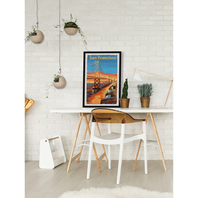 Peinture romantique, H 12 po x l 8 po x P 1,5 po