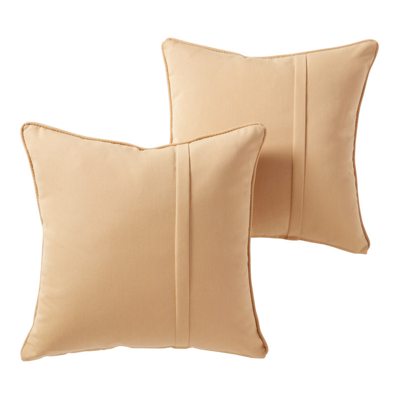  Coussin Sunbrella, Toile blé, Set of 2