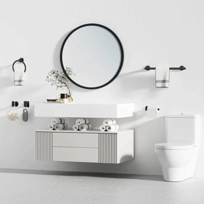 Bathroom Hardware Accessories Set Towel Bar Set Wall Mounted