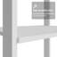  Armoire de rangement pour garde-manger avec 5 tablettes ouvertes 23 po L-1660439000