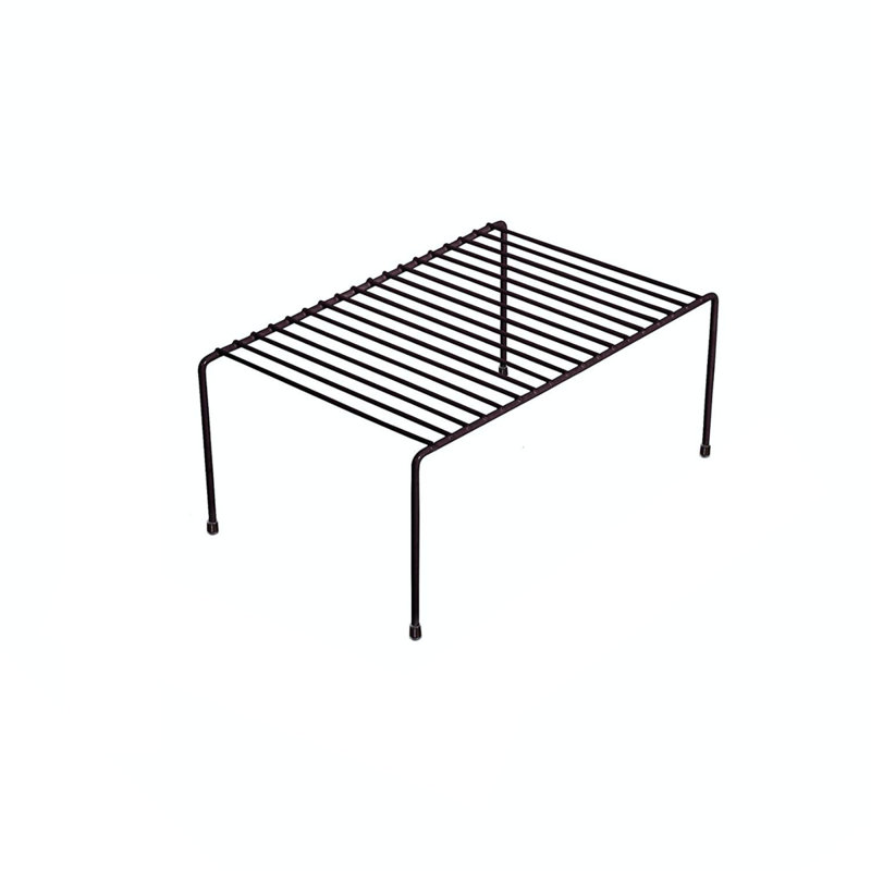 Medium Bronze Metal Countertop Hanging Shelf Rack