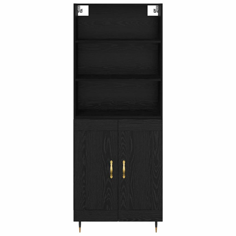 69.5cm Sideboard, Black Oak