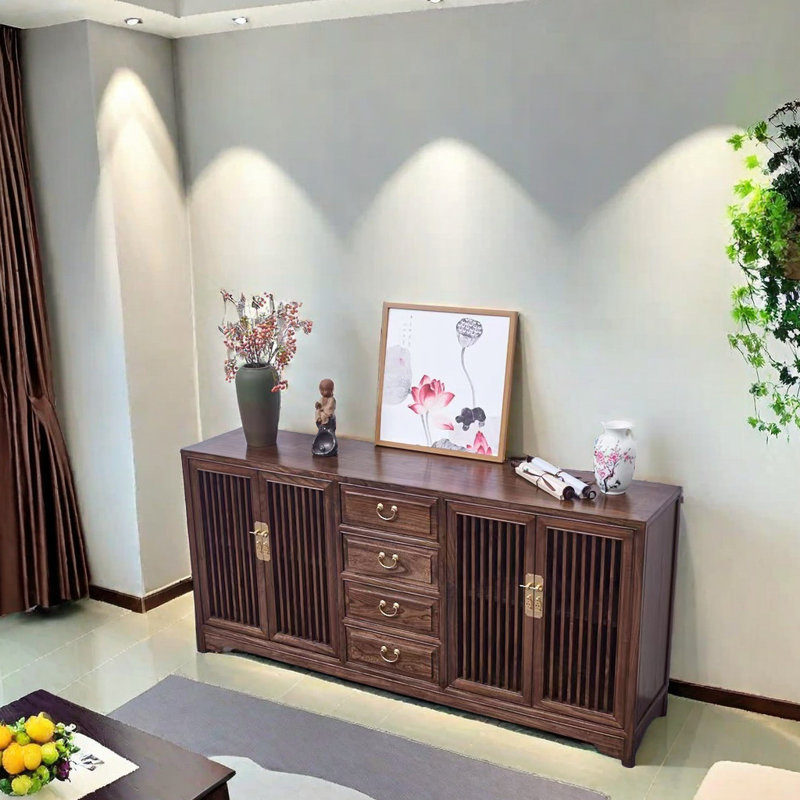 Buffet décoratif Elm, Brun foncé