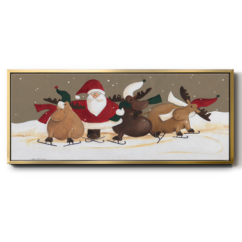 Skater Chorus Line- Framed Canvas