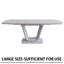62.99-78.74" expandable dining table set for 2-8 people, equipped with 8 PU fabric thick padded dining chairs and an spacious dining table, kitchen table and chairs, with U-shaped table legs
