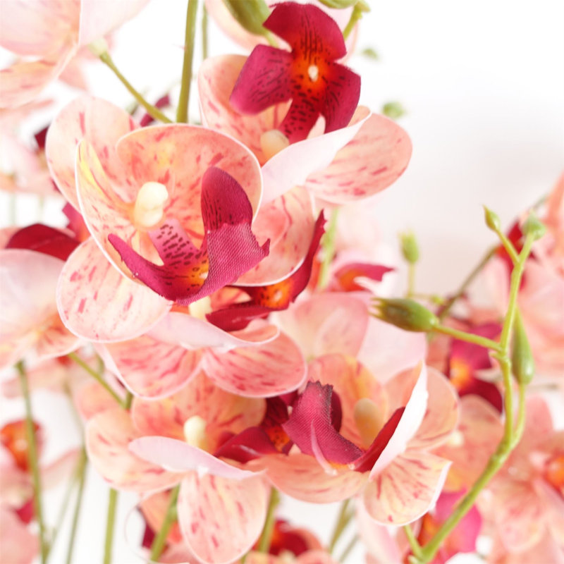 Plastic, Silk Artificial Arrangement, Pink