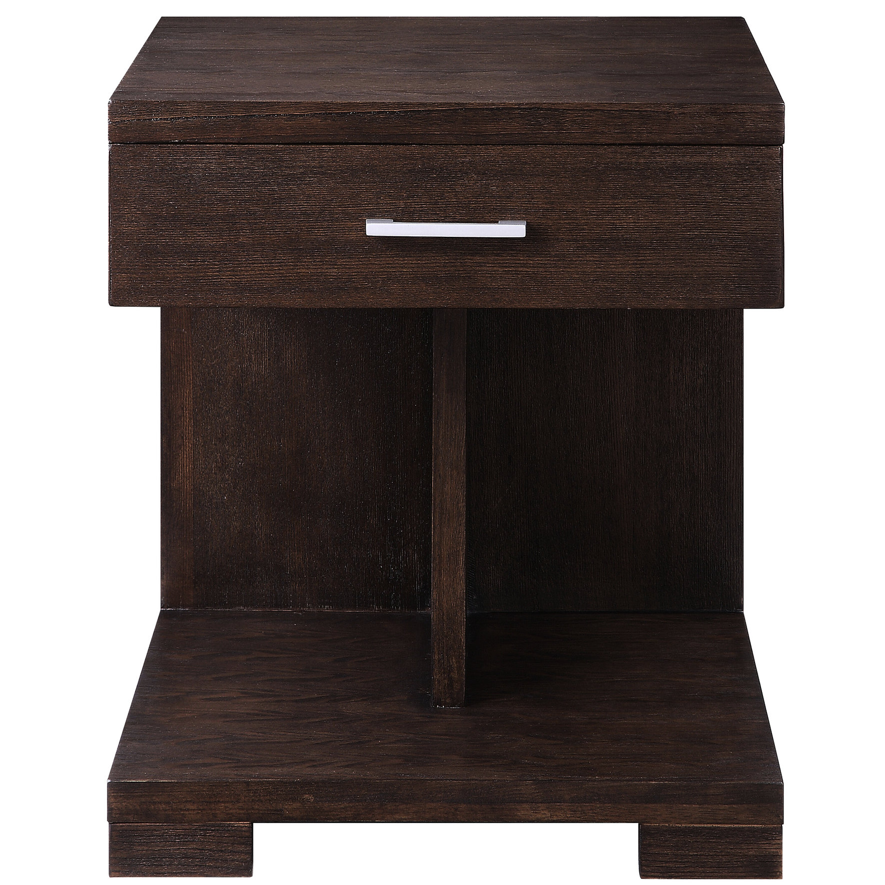 17 Stories Walnut 1 End Table For Primary Living Space With Stable ...