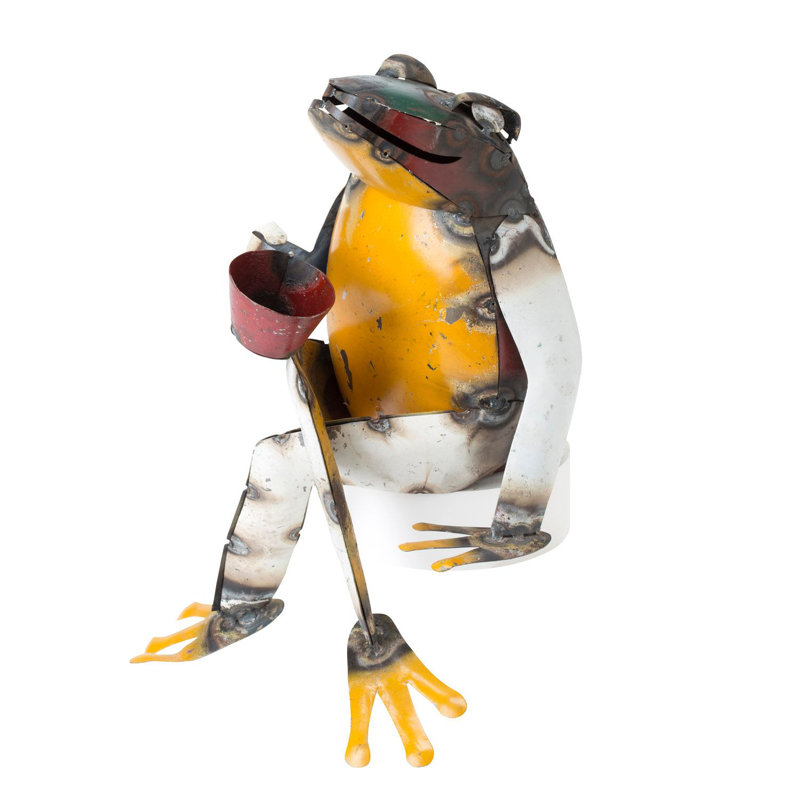 Frog Metal Garden Statue