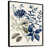 Toile avec cadre flottant noir