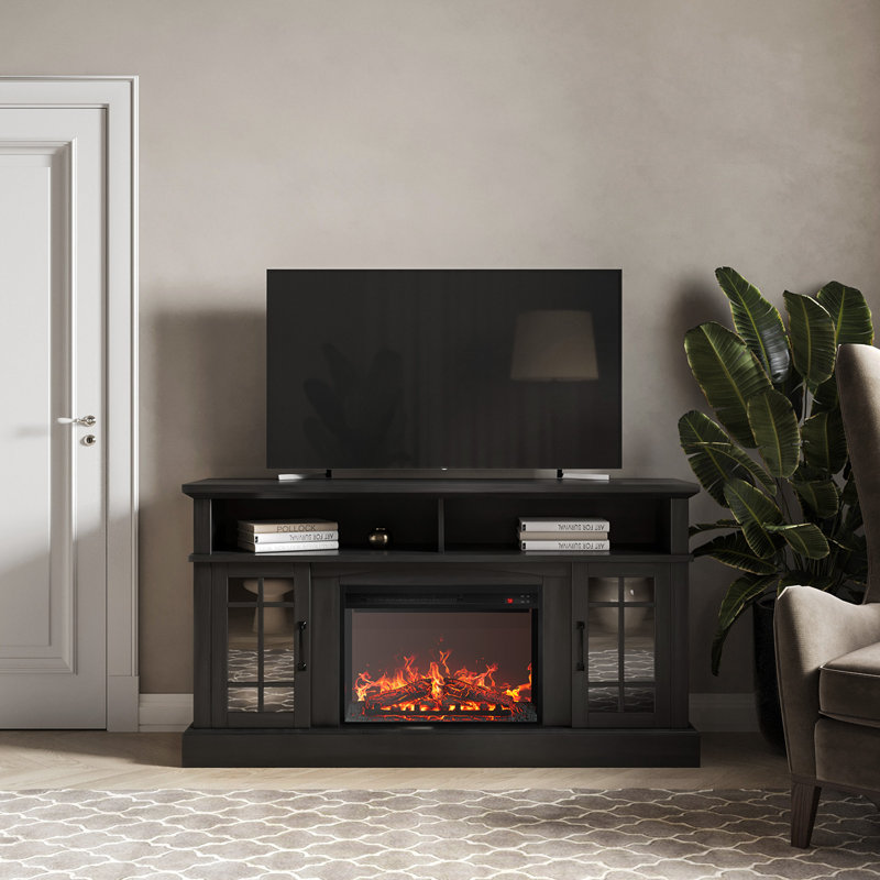  Meuble télé Kehaulani Traditional , Gris rustique