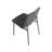 0'' H Fabric Upholstered Metal Side Chair-1890980941