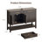 47'' Modern Farmhouse Wood Sideboard Buffet Cabinet with 2 Drawers, 2 Cabinets, and Open Shelf – Versatile Storage for Kitchen, Dining Room, or Entryway-718482294