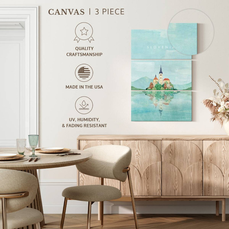 Affiche de voyage rétro Nicci, H 38 po x l 24 po