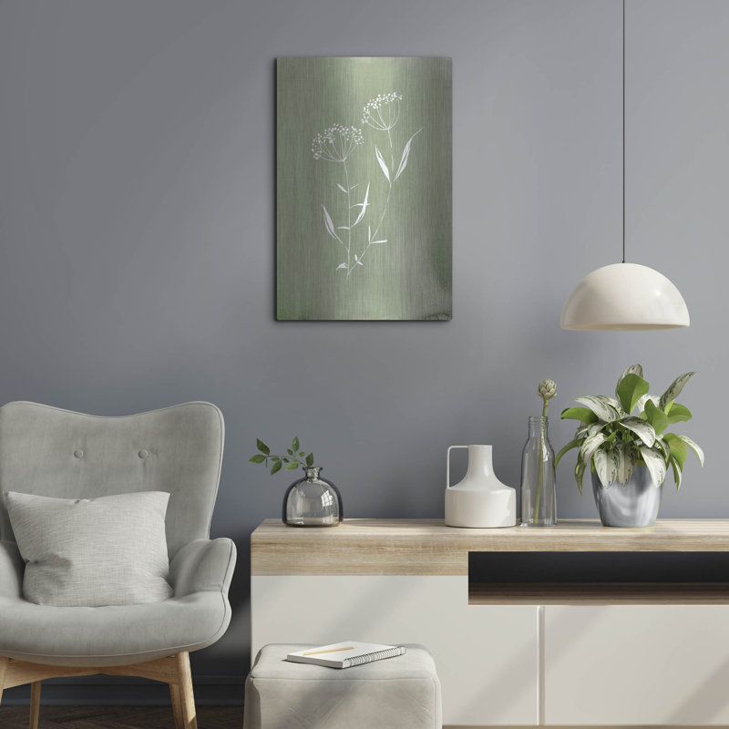 «Cottage Wildflowers 2» par Katrina Pete, art mural en métal, 16 po x 24 po