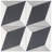 Sintra Block 9" x 9" Porcelain Field Tile in Matte Black/Gray