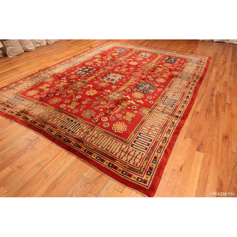 Scandinavian One-of-a-Kind Rectangle 10'3" X 13'8" Area Rug
