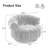 45.9"W 360° Swivel Accent Barrel Chair-904510358
