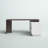 L-Shaped Executive Desk with Power Outlet-982149739