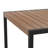 Saville All-Weather Faux Teak Patio Dining Table with Steel Frame - Seats 4-2079660164