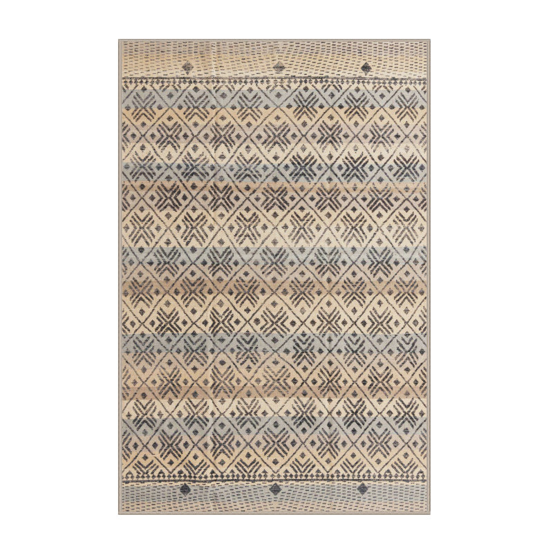 Abstract Indoor Rug, Runner 2' x 5'