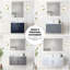 Meuble-lavabo l 36 po x P 22 po et miroir DEL 36 po-1473500482