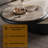 Rotatable Solid Wood Coffee Table With Microcrystalline Stone Countertop