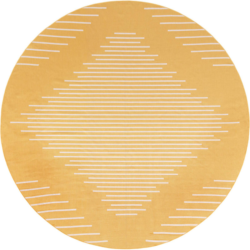 Wallington Geometric Indoor Rug, Round 13'