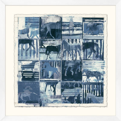 Du Bleu Partout Print