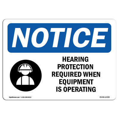 Hearing Protection Required Sign