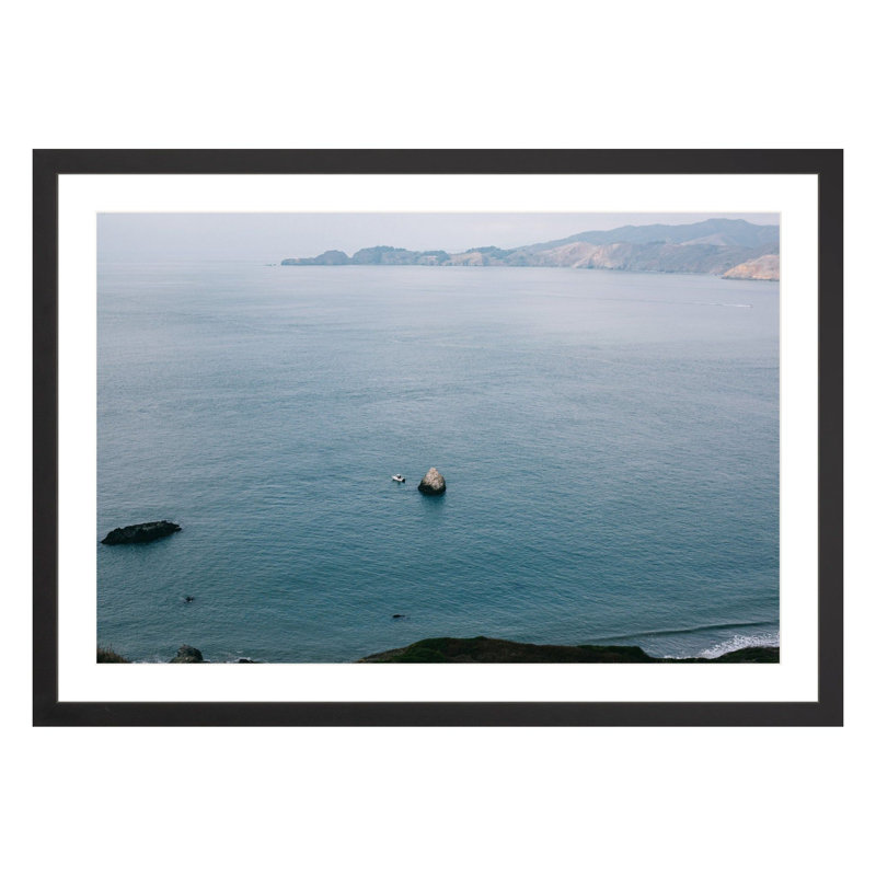Mouth of the Bay by Amanda Anderson, Black, 30" H x 42" W x 2.25" D