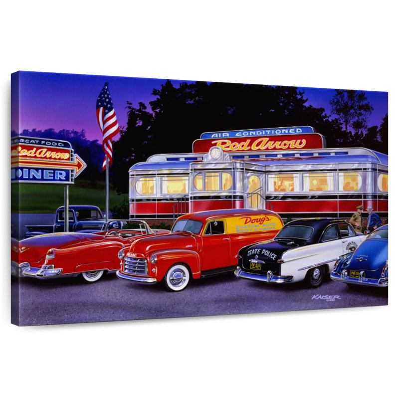 Mehar Red Arrow Diner, 8" H x 12" W