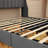 Bed Frame With LED, 4 Under-Bed Portable Storage Drawers, Wings Headboard Design-6159414-6159413