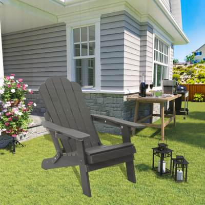 Chaise Adirondack réglable avec porte-gobelet, confort toutes saisons pour la détente sur la terrasse et le patio