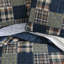 Ensemble de courtepointe réversible en coton bleu Eddie Bauer Madrona-87092879-87092880