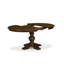 5 Piece Kitchen table set Included a Mid century dining table and 4 Linen Fabric Dining Chairs with Slatted Back - Espresso-1515437070