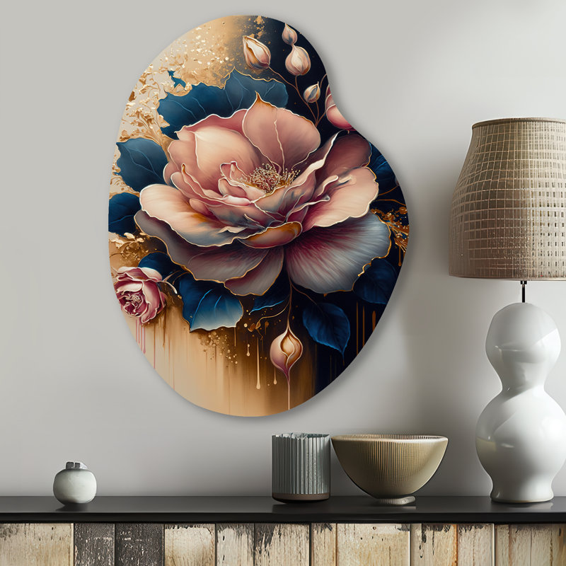 Art mural asymétrique en métal Decadent, H 30 po x l 22 po x P 1 po