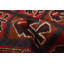 Tapis brun / rouge Teimani 3 pi 6 po x 6 pi 4 po